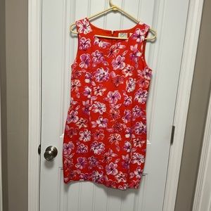 Ann Taylor LOFT Dress Floral Knee Length NWOT Size 8